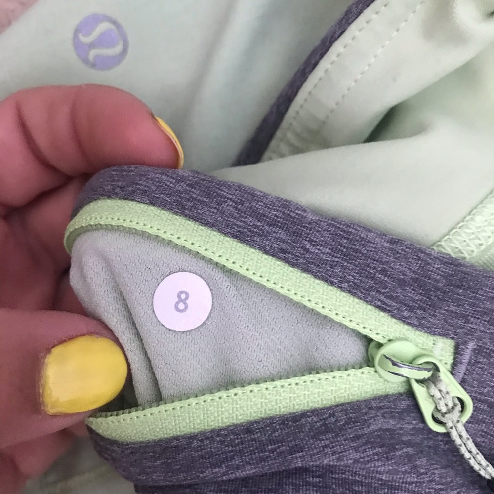 Lululemon size 8 shorts green